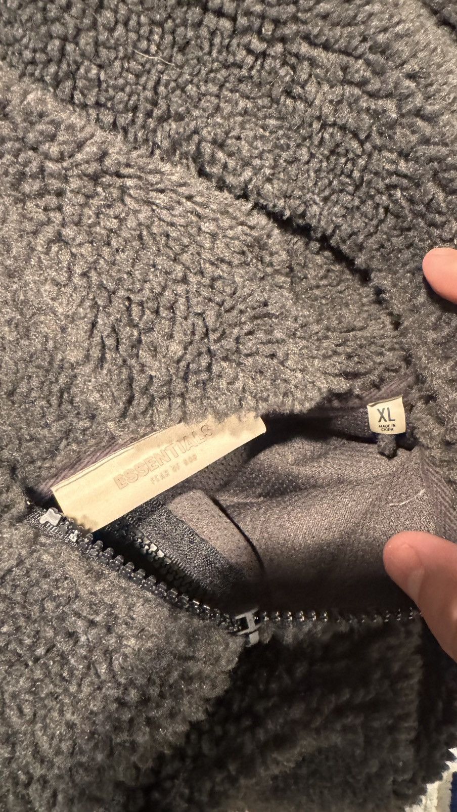Essentials Fear of God Essentials 1/2 Zip Fleece Hoodie Size US XL / EU 56 / 4 - 3 Thumbnail