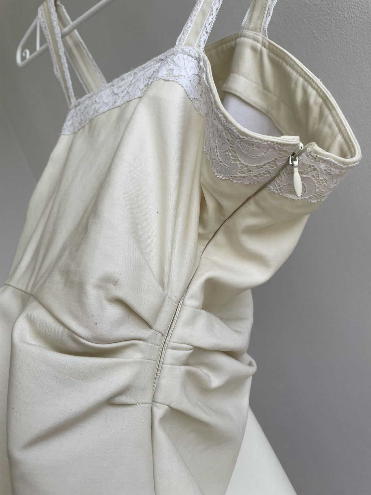 Jacquemus Jacquemus Les Santons De Province SS17 Runway Cream Dress Size XS / US 0-2 / IT 36-38 - 16 Thumbnail