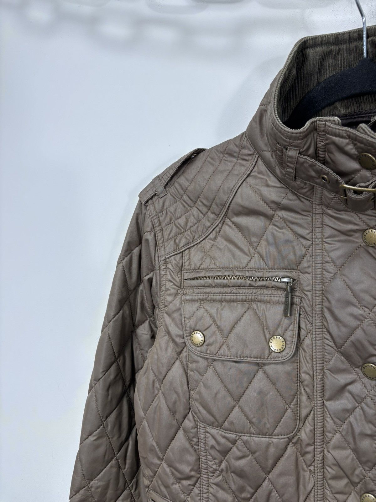 Barbour Barbour International Women’s Whitworth Quilted Jacket Size M / US 6-8 / IT 42-44 - 6 Thumbnail