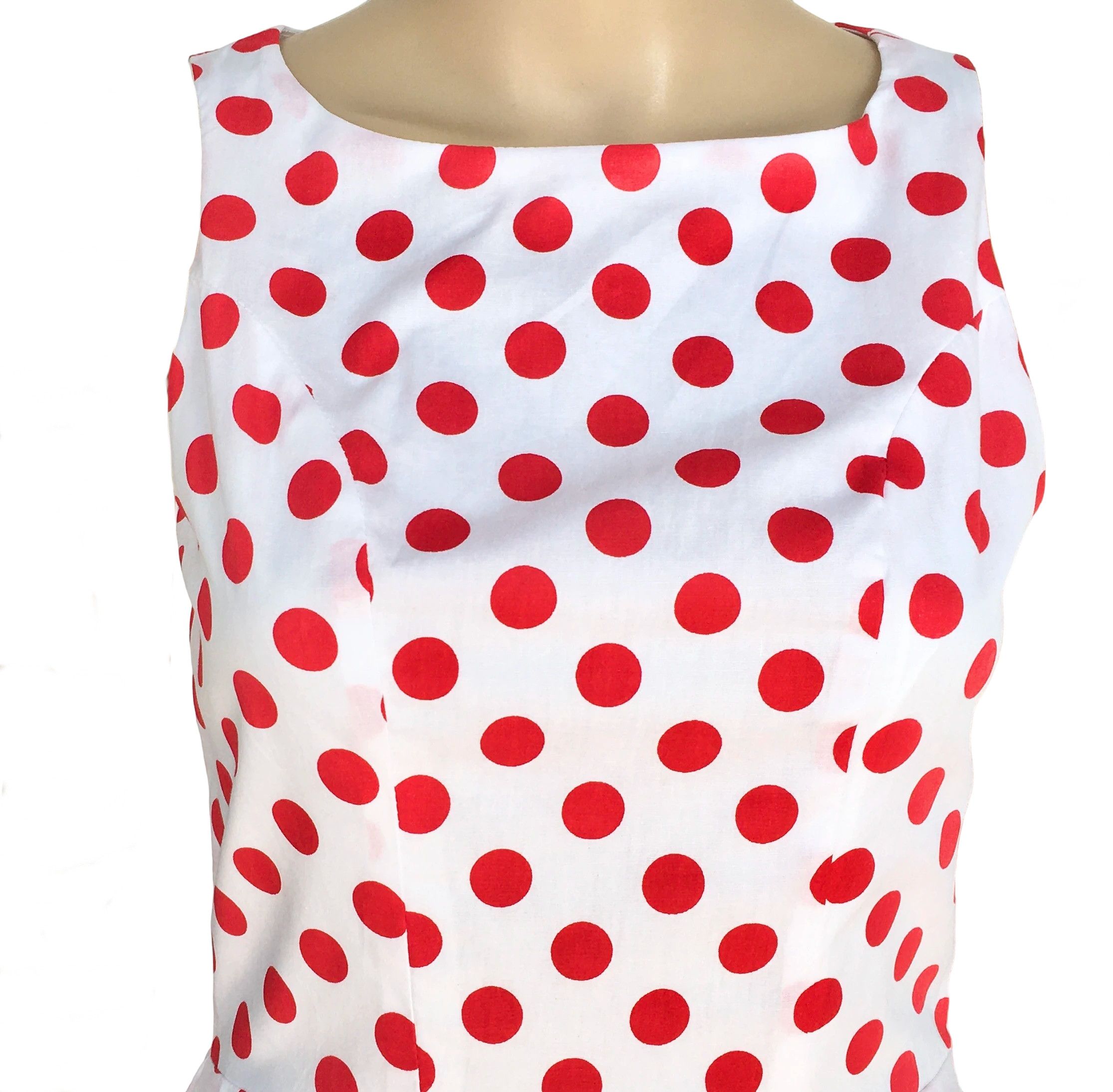 Other Vintage style polka dots elegant dress Size L / US 10 / IT 46 - 5 Thumbnail