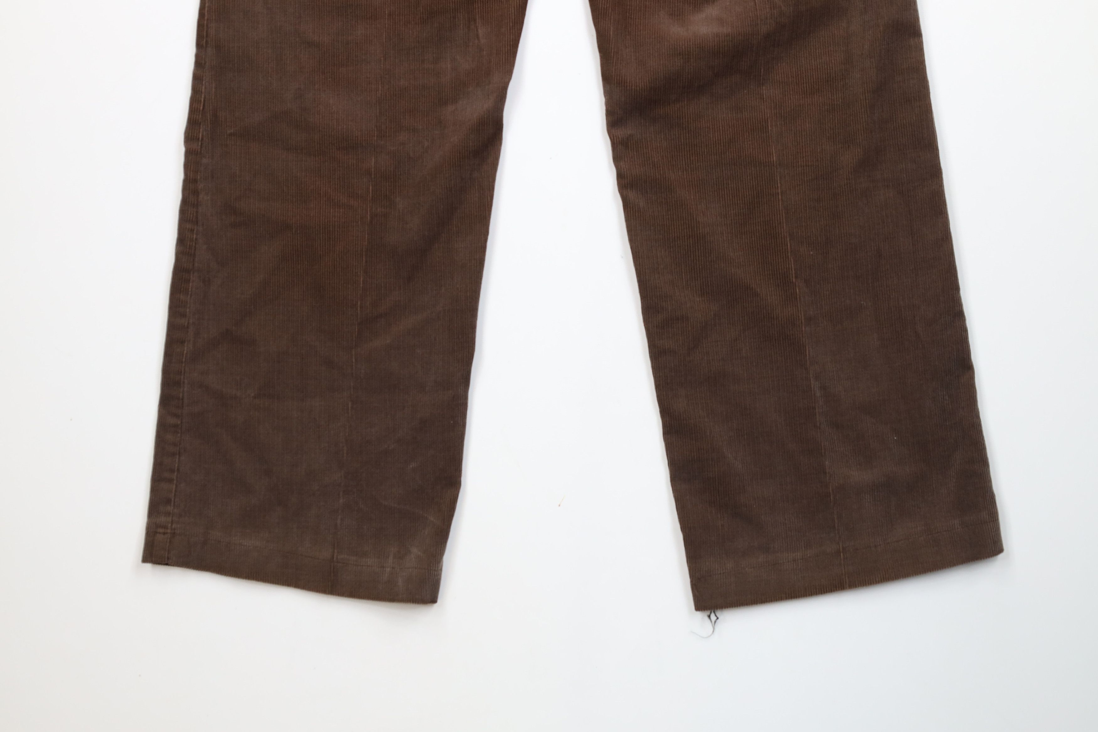 Big Mac Vintage 70s Big Mac Corduroy Wide Leg Chino Pants Brown USA Size US 32 / EU 48 - 12 Thumbnail