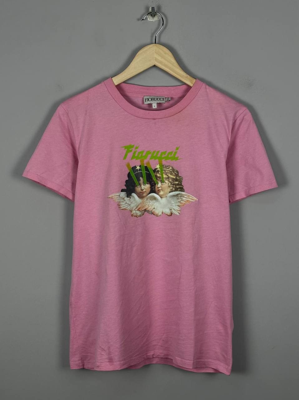 Fiorucci Fiorucci Angels Logo T Shirt Luxury Streetwear Size L / US 10 / IT 46 - 1 Thumbnail