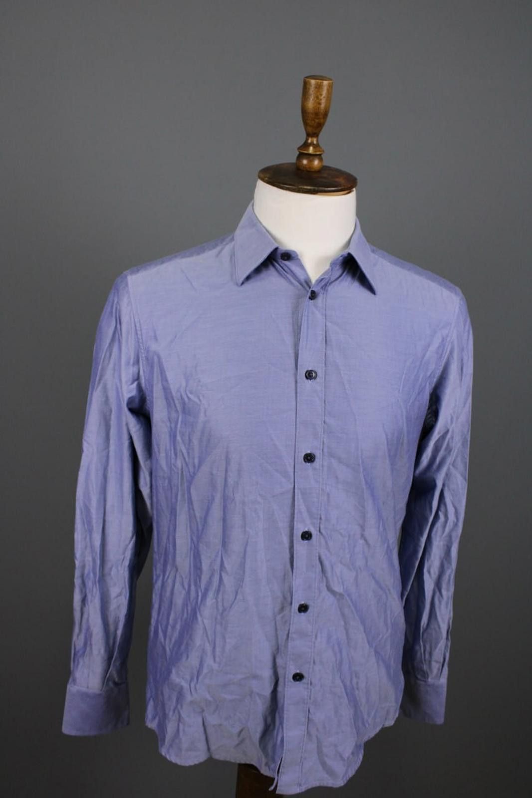 Z Zegna Z Zegna Blue City Button Down Shirt Size 39 / 15 1/2 Size US M / EU 48-50 / 2 - 4 Thumbnail