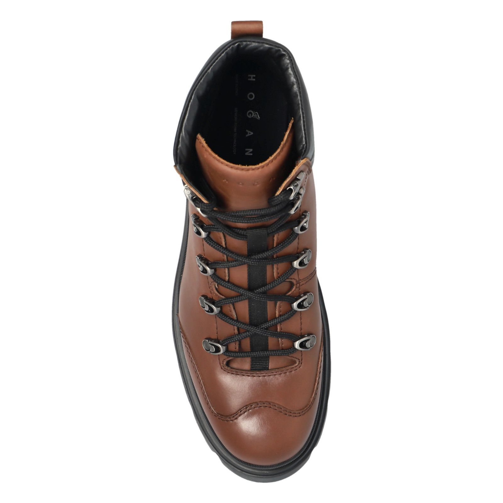 Hogan HOGAN Brown Leather Ankle Boots New & Authentic (Men's size: Size US 10 / EU 43 - 4 Thumbnail