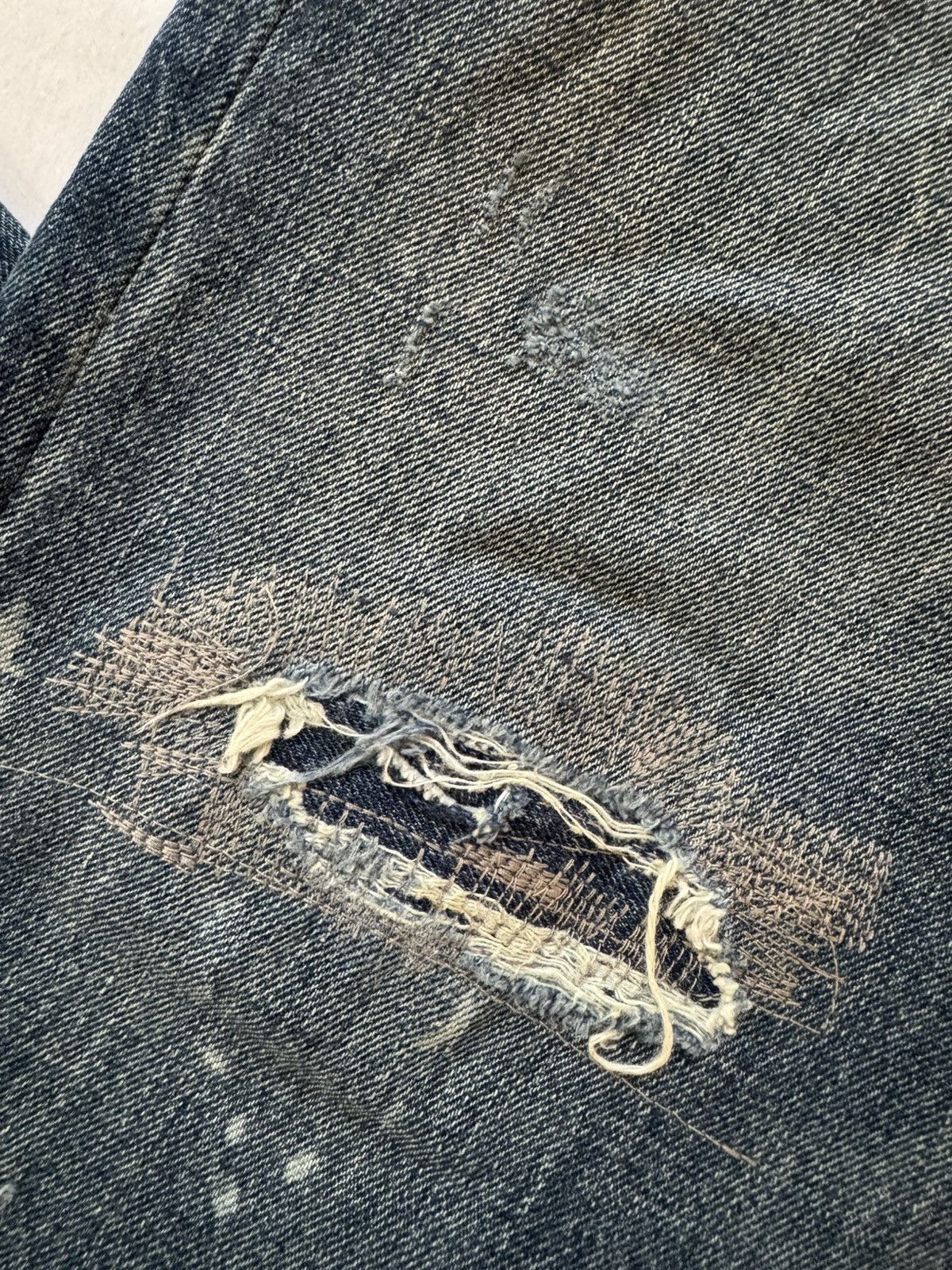 Polo Ralph Lauren Patches Distressed Classic Fit Jeans Size US 30 / EU 46 - 6 Thumbnail