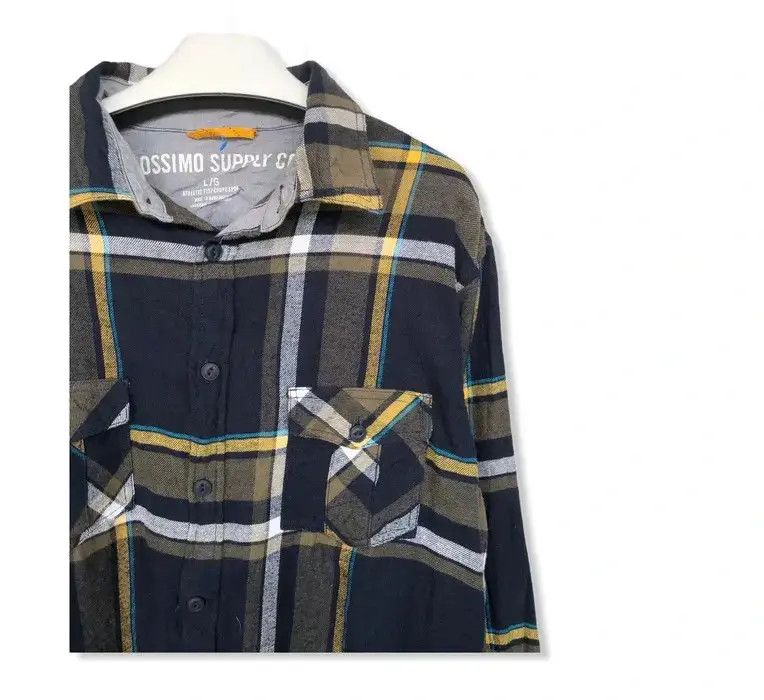 Mossimo Mossimo Checkered Plaid Tartan Flannel Shirt 👕 Size US L / EU 52-54 / 3 - 2 Thumbnail