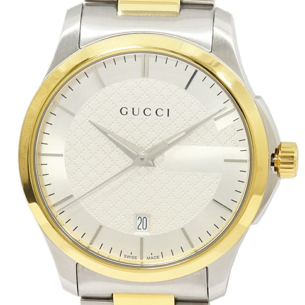 Gucci Gucci Gucci G-Timeless Stainless Steel Watch Metal Quartz YA126450 DUTY FREE for USA Size ONE SIZE - 1 Thumbnail