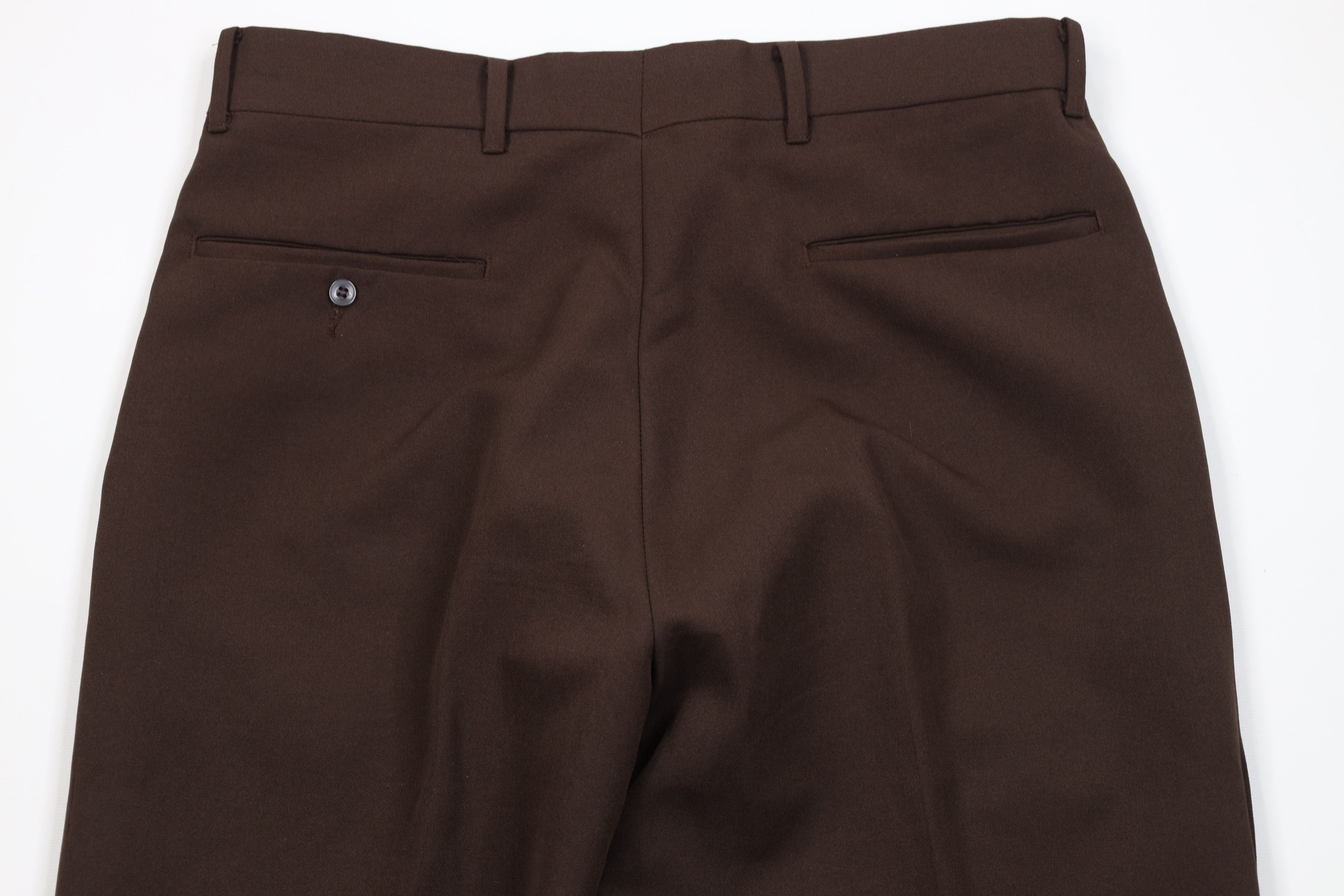 Vintage Vintage 70s Streetwear Flared Wide Leg Chino Pants Brown USA Size US 32 / EU 48 - 8 Thumbnail