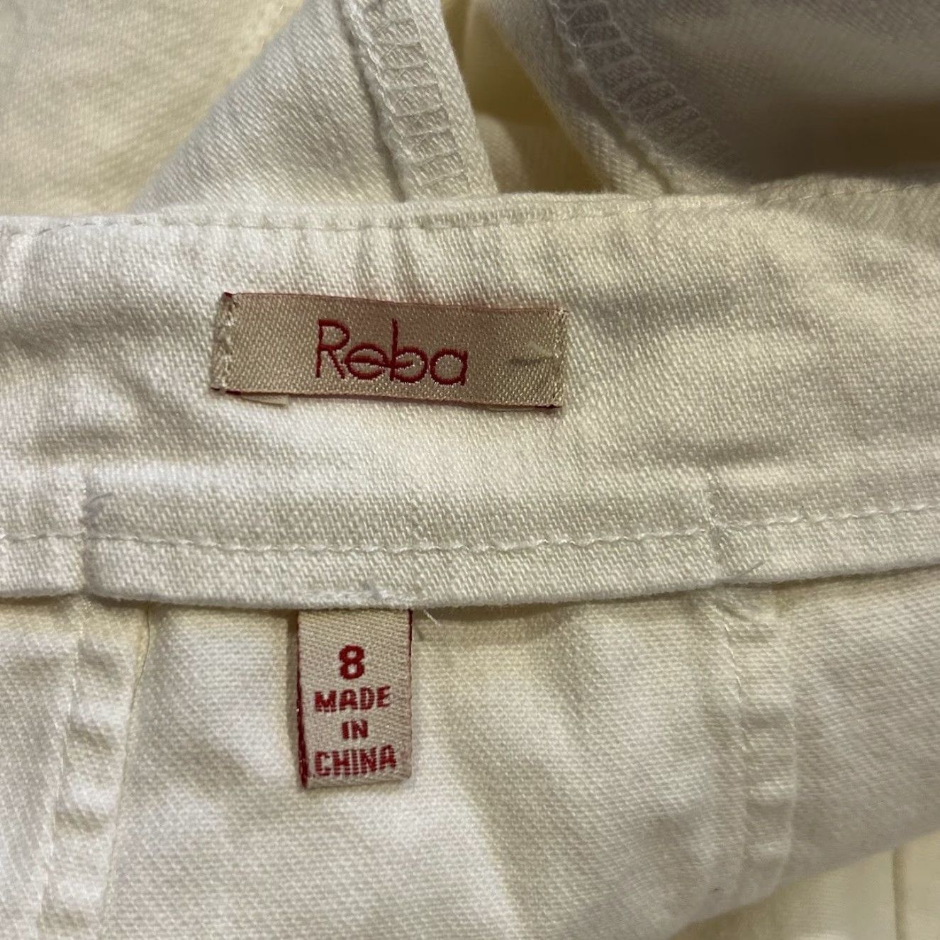 Vintage Reba Skirt Western Women Size 8 Ivory Studded Multi Panel Stretch Mid-Calf Zipper Pattern: Multi Panels Size 30" / US 8 / IT 44 - 4 Thumbnail