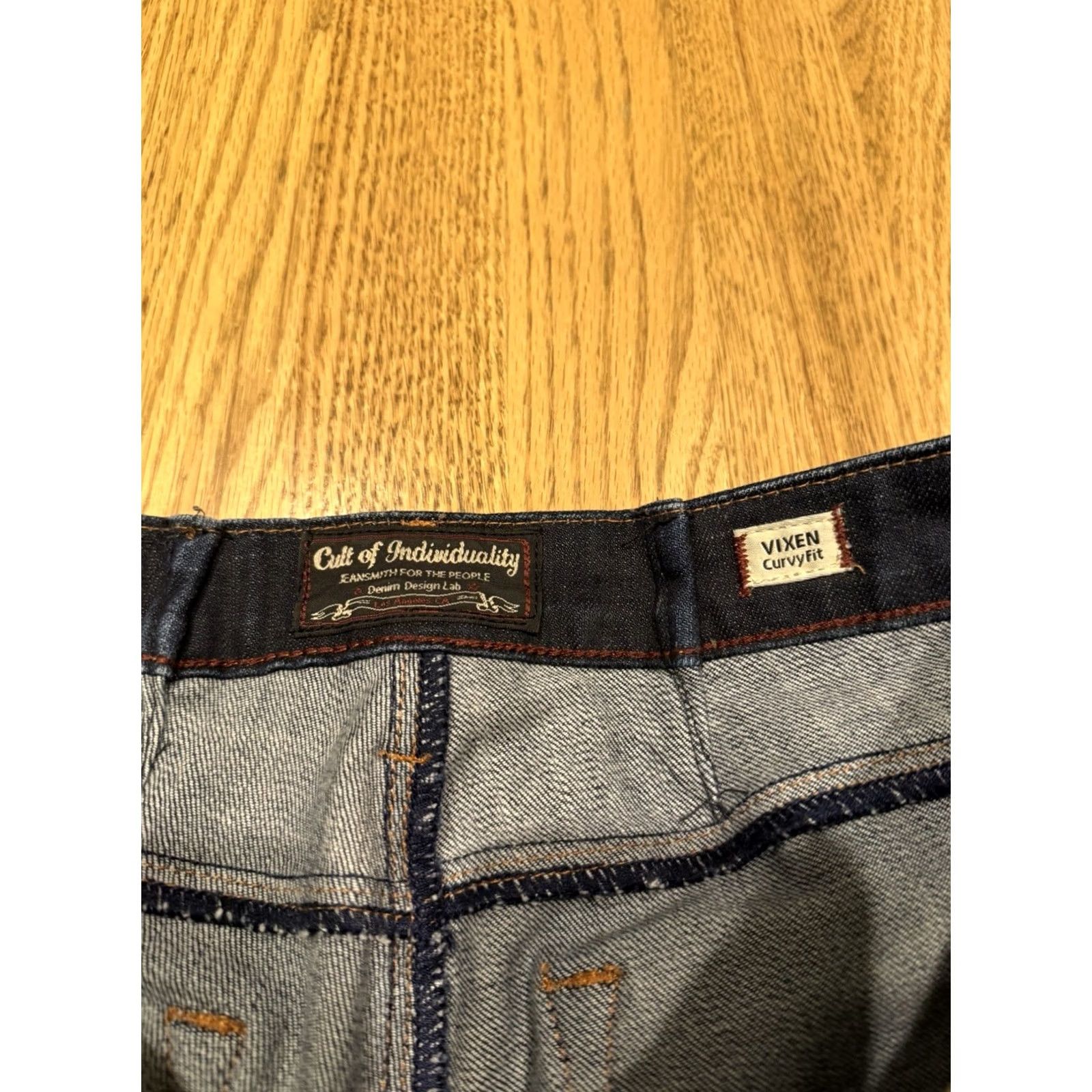 Cult Of Individuality Cult of Individuality Jeans Womens 28 Blue Vixen Curvy Fit Bootcut Y2K 90s Flare Cowgirl Stretch Pockets Denim Casual Regular Vintage N/A Size 28" / US 6 / IT 42 - 6 Thumbnail