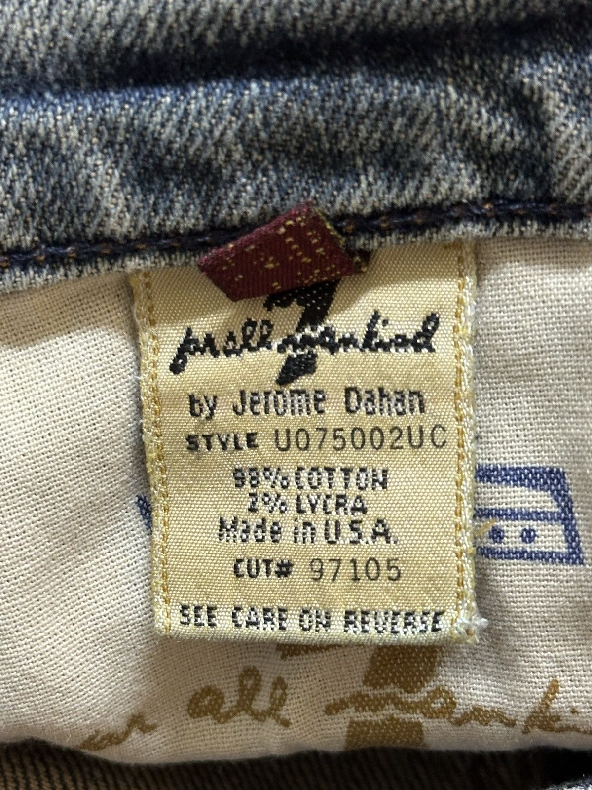 Other Vintage Japanese Brand Blue Faded Wash Style Flare Jeans Size US 28 / EU 44 - 8 Thumbnail