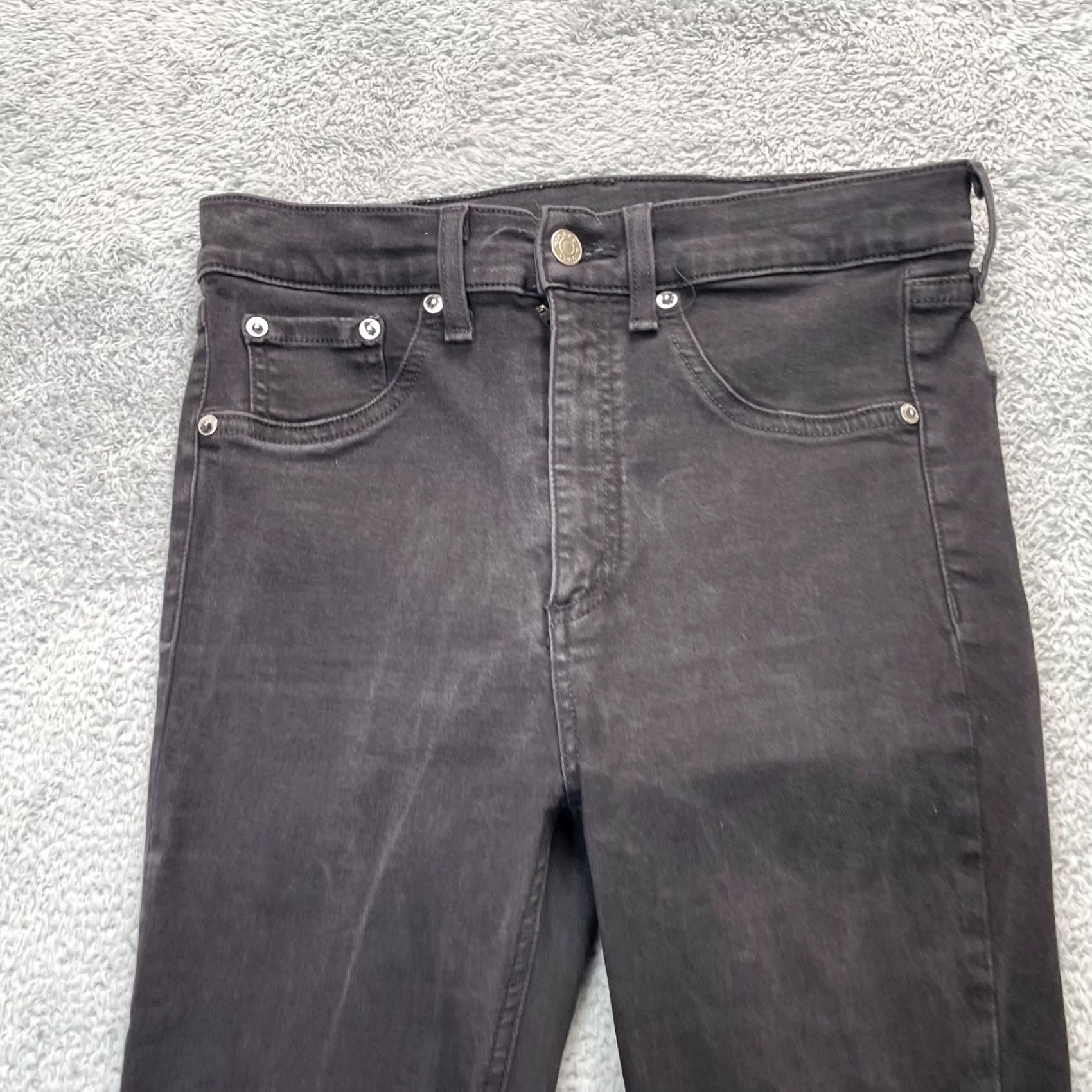 Rag & Bone Rag & Bone Jeans Womens 28 Black High Rise Skinny Denim Inseam 28 Dark Wash Regular 5-Pocket Size 28" / US 6 / IT 42 - 6 Thumbnail