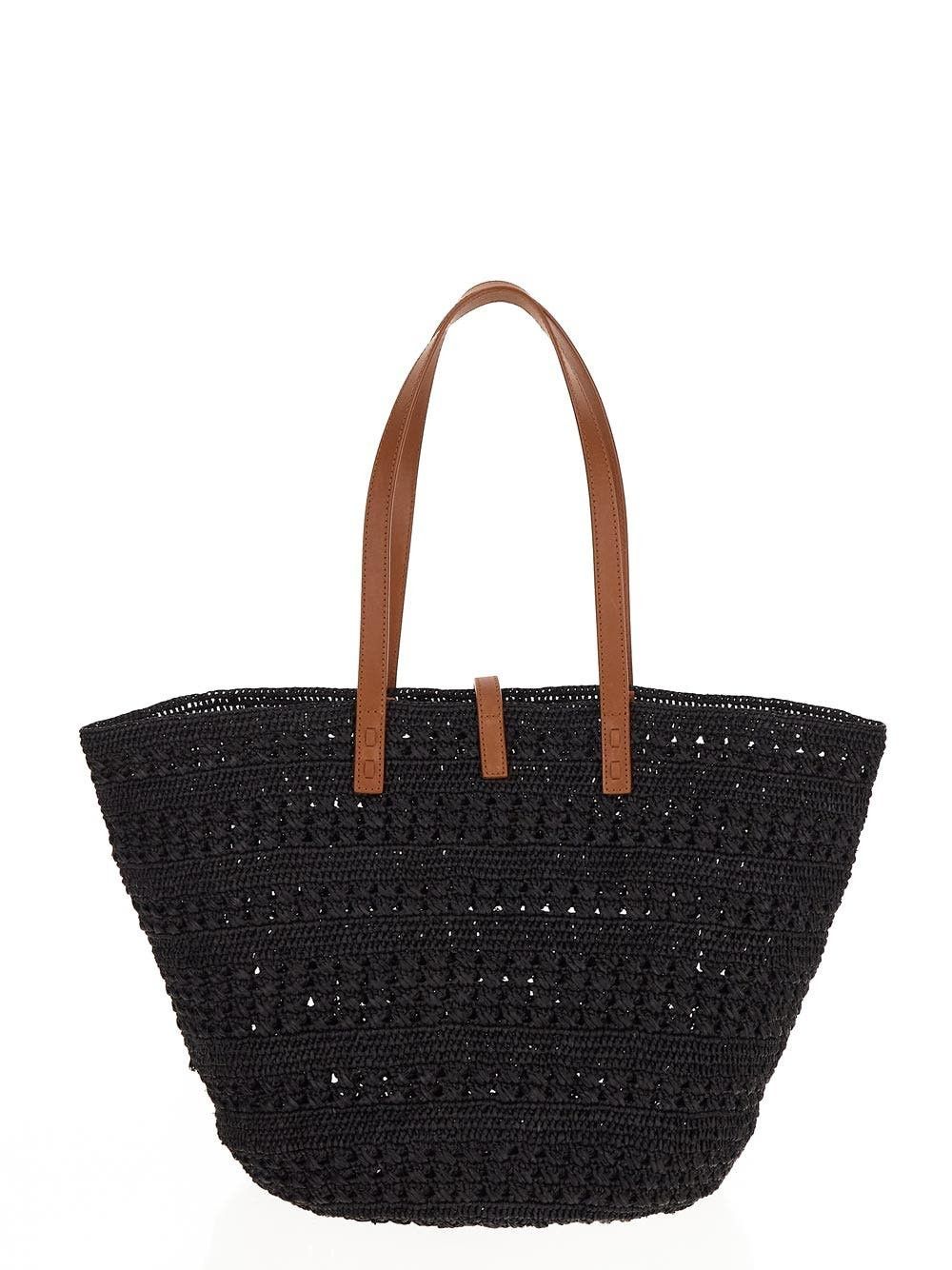 Saint Laurent Paris o1tr1nto0425 Size: OS / 688221 Panier Medium Bag Crochet Size ONE SIZE - 2 Thumbnail