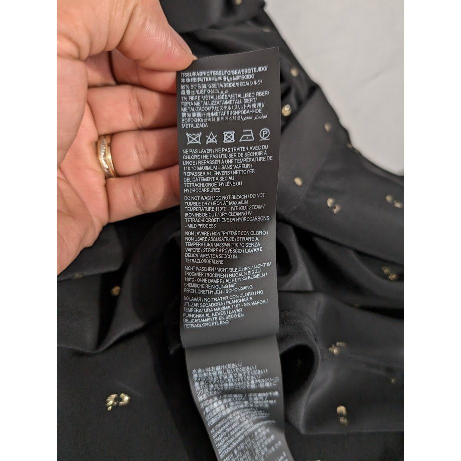 Saint Laurent Paris o1rshd1 Collar Classic Shirt in Black/Gold Size US XL / EU 56 / 4 - 15 Thumbnail