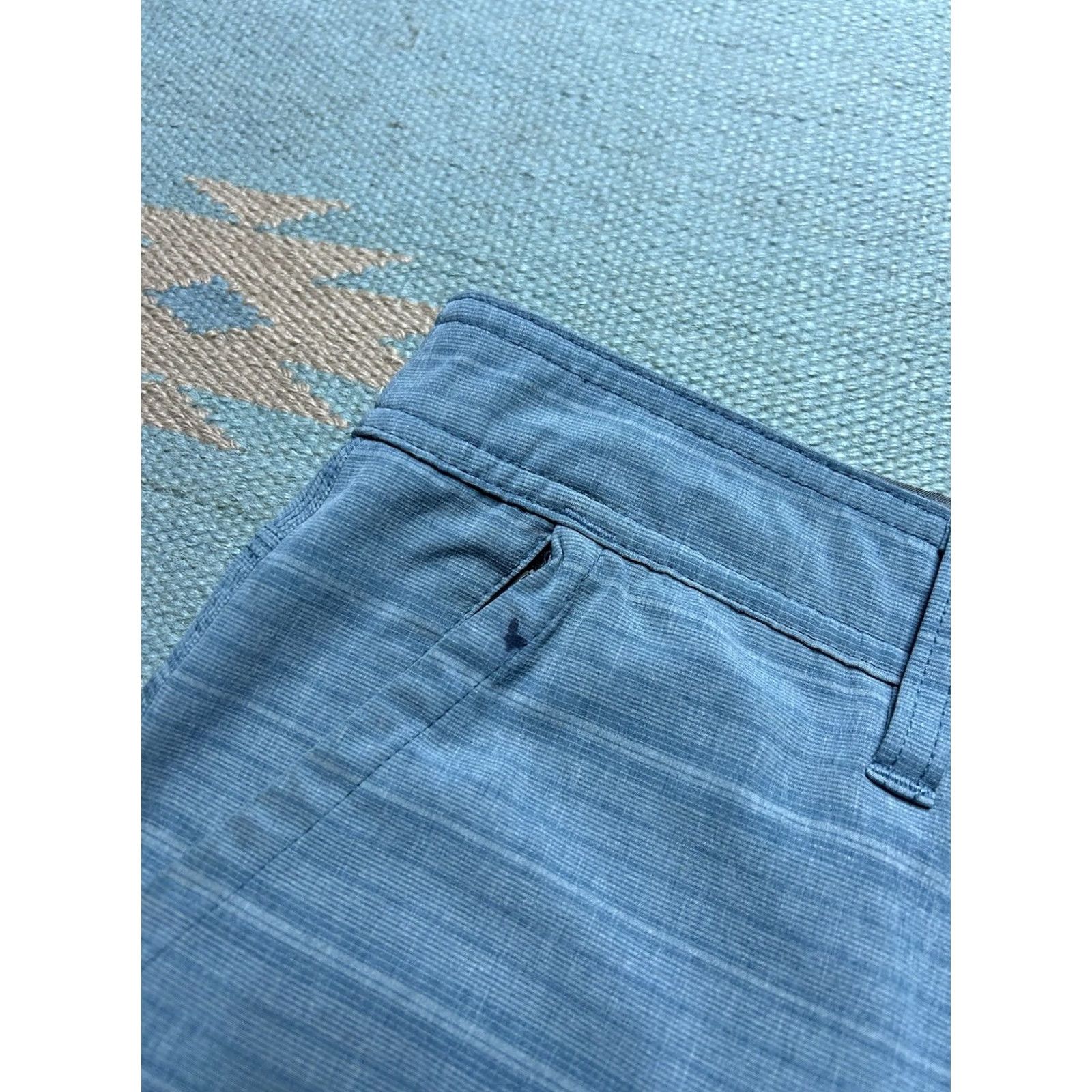 O'Neill O’Neill Board Shorts Men Beach Light Blue Lightweight 38 Blue Surf 9.5" Inseam 20" Outseam Mens Size US 38 / EU 54 - 4 Thumbnail