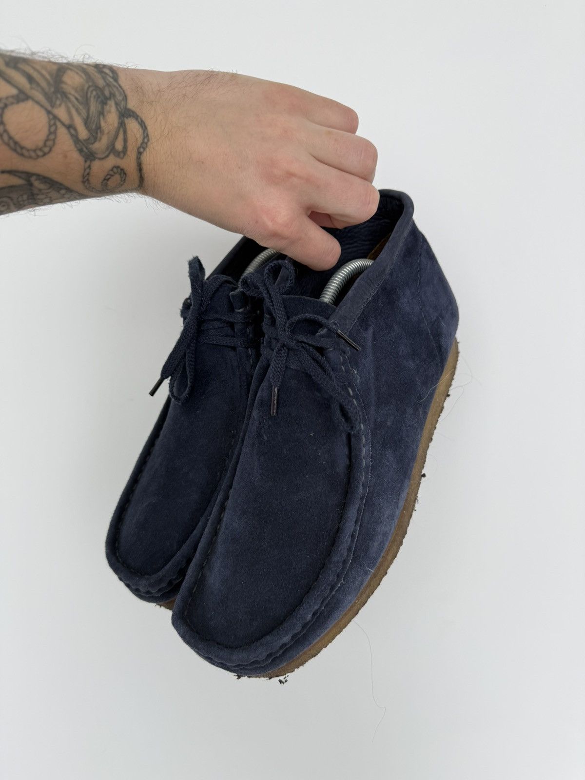 Clarks Clark’s Wallabee Suede Boots Size US 10 / EU 43 - 4 Thumbnail