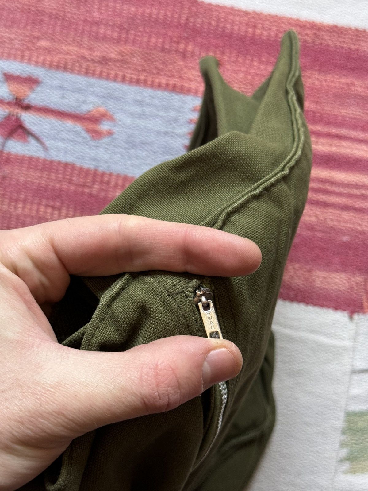 Vintage Vintage 80-90’s Chinese Army Military Shoulder Bag Size ONE SIZE - 8 Thumbnail