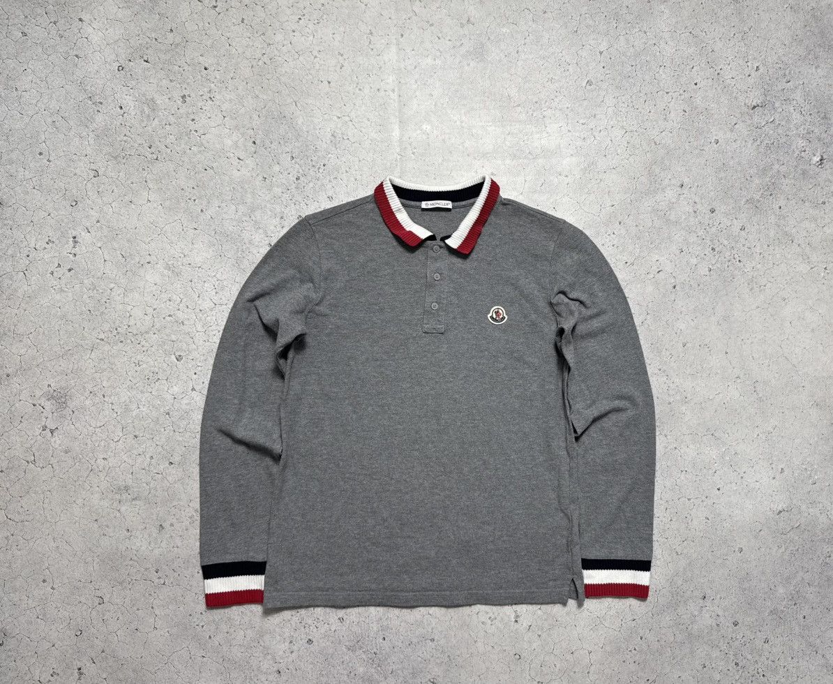 Moncler Maglia Polo Manica Lunga Long Sleeve Luxury