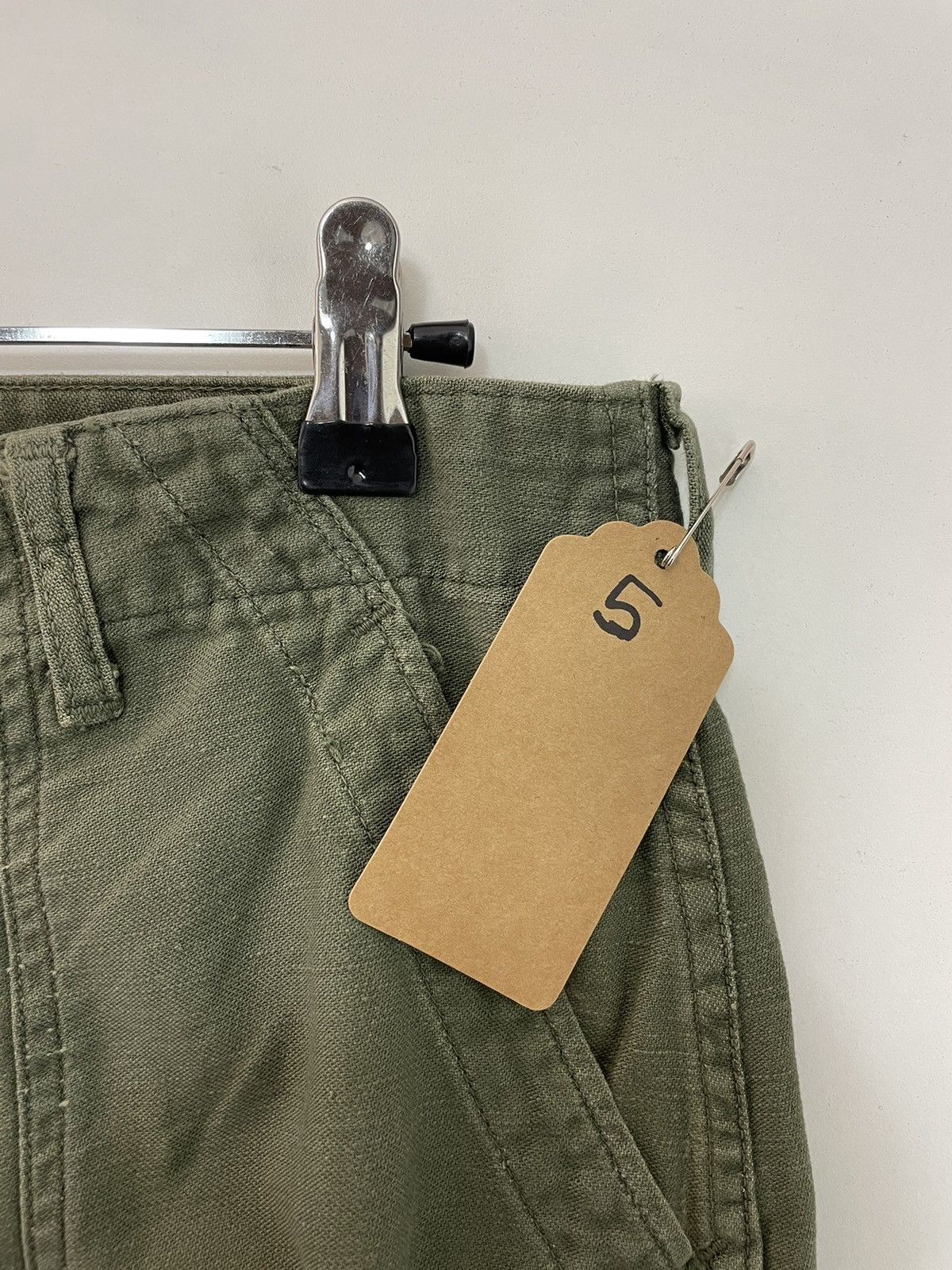 Vintage Military OG-107 Fatigue Pants cotton sateen vietnam