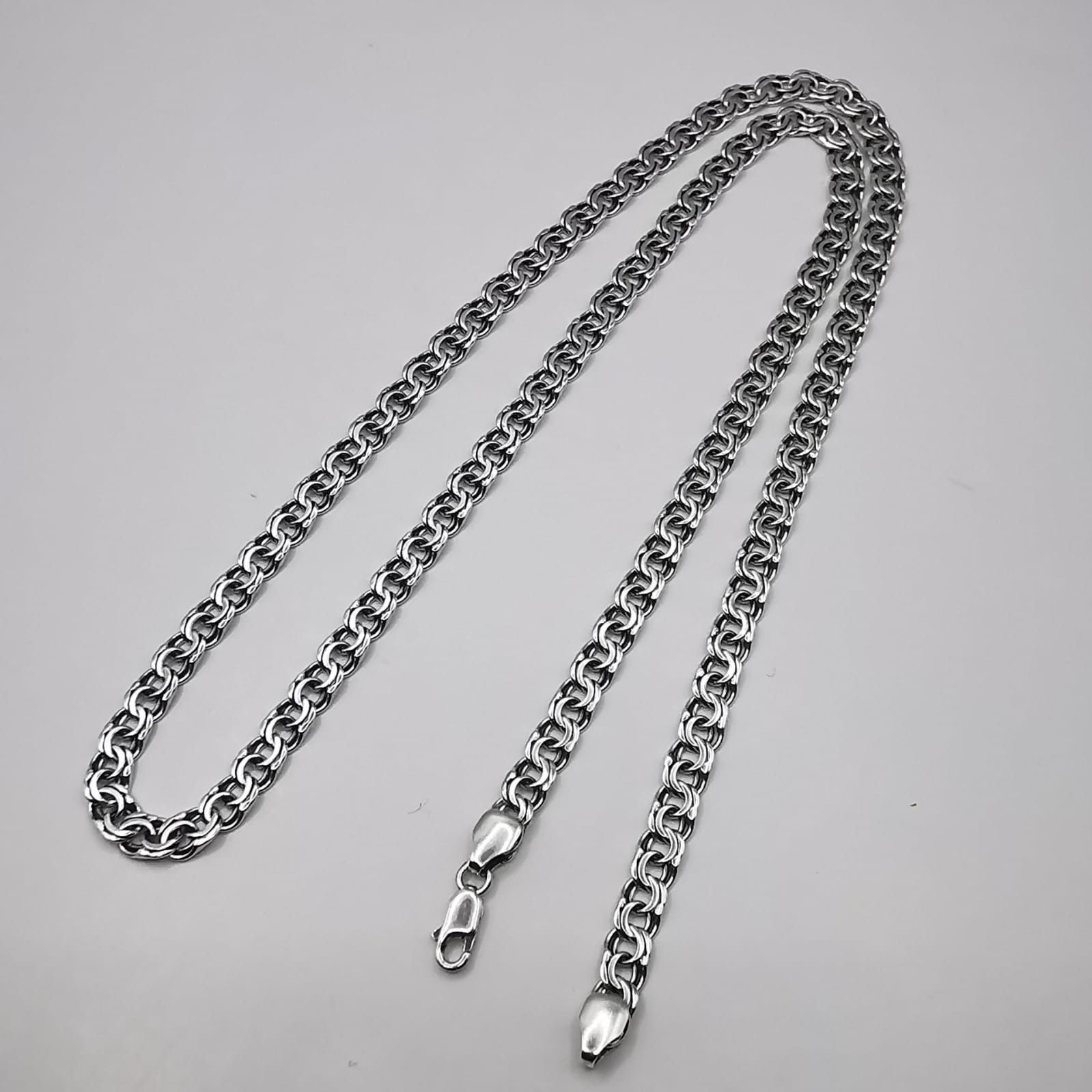 Vintage Jewelry Chain 925 Sterling Silver Signed 2175g