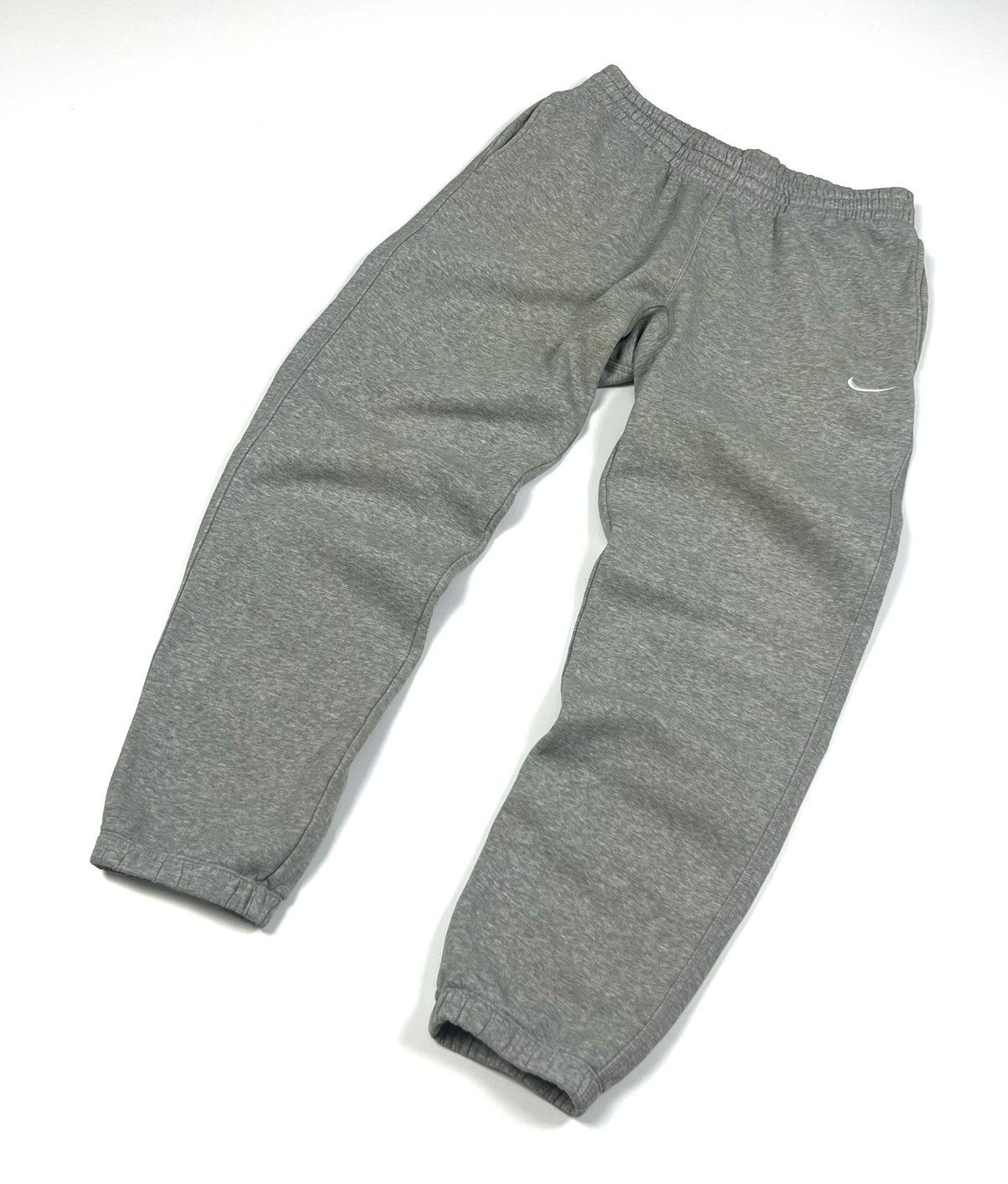 Nike × Vintage Vintage Nike Baggy Grey Cotton Y2K Casual Jogger Pants - M Size US 34 / EU 50 - 1 Thumbnail