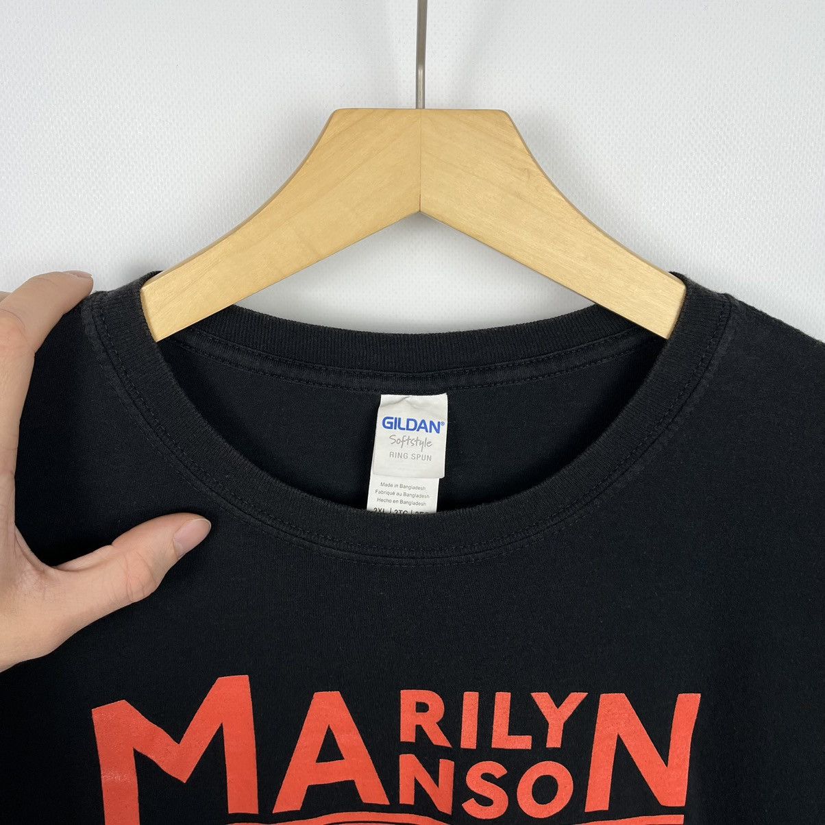 Band Tees Vintage Marilyn Manson Rock Band T Shirt 90’s Size US XL / EU 56 / 4 - 12 Thumbnail