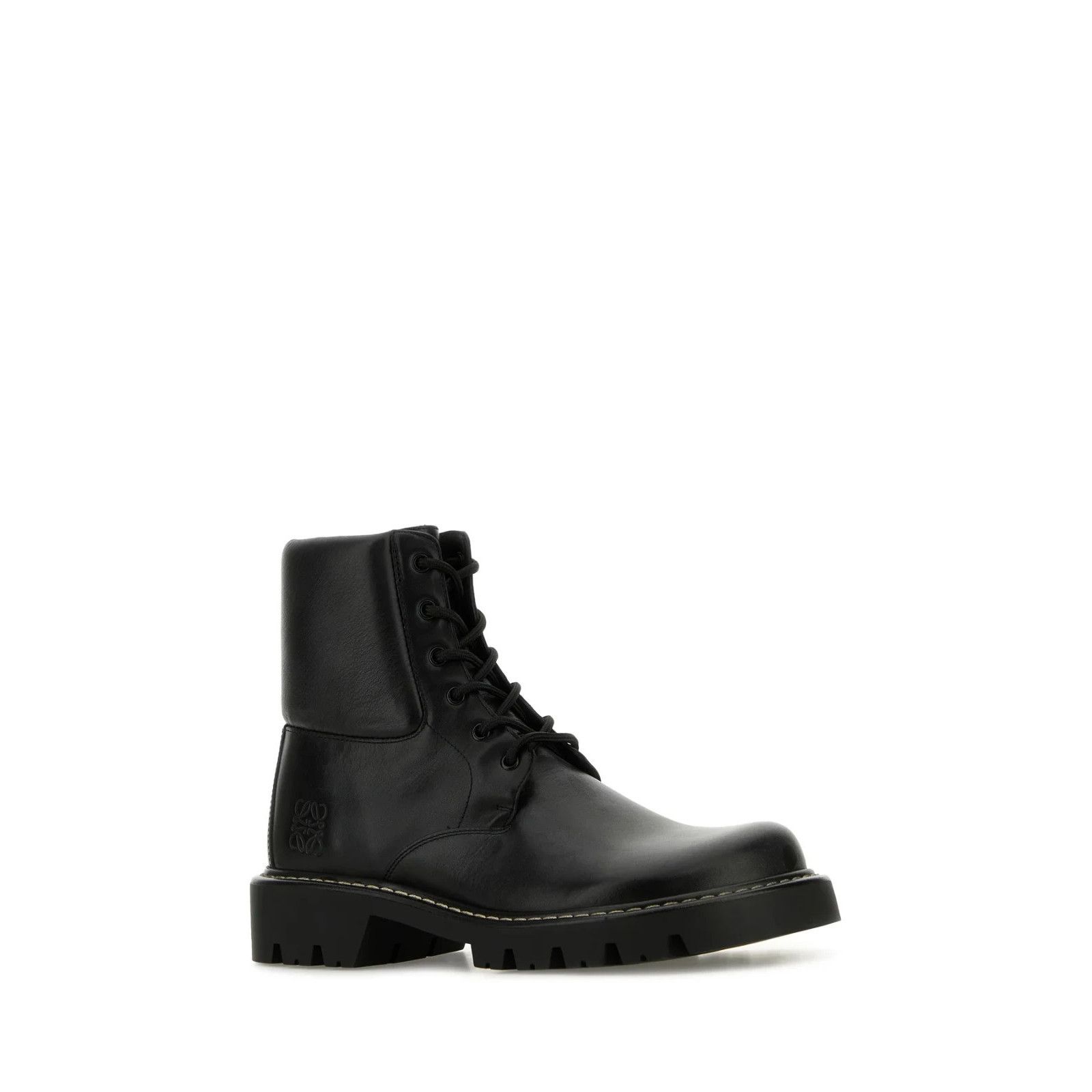 Loewe LOEWE Sierra Black Leather Ankle Boots New & Authentic (Men' Size US 12 / EU 45 - 2 Thumbnail