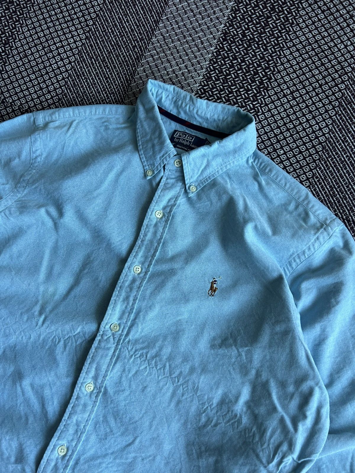 Polo Ralph Lauren Polo Ralph Lauren Custom Fit Shirt Mens Solid Style Size XL Size US XL / EU 56 / 4 - 3 Thumbnail