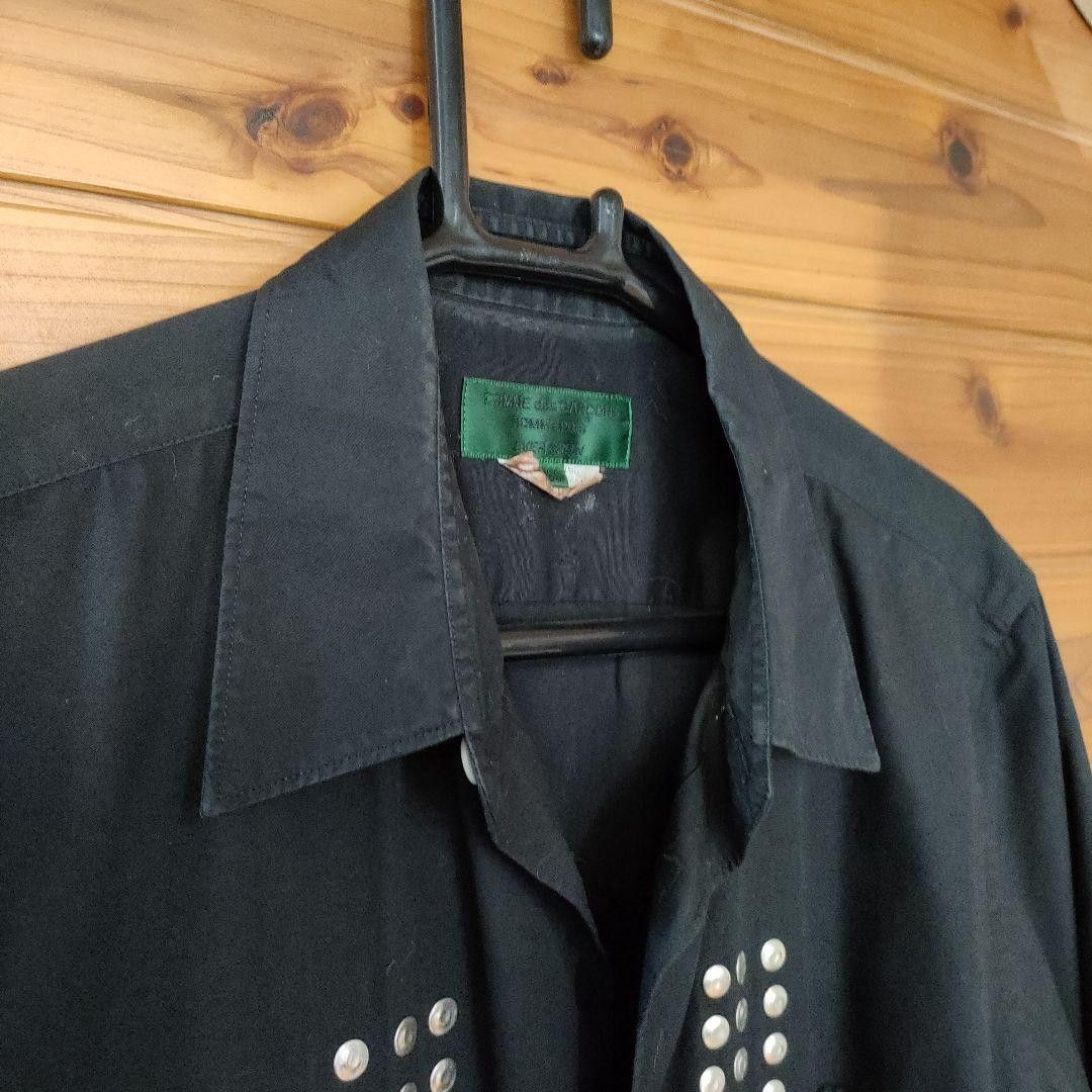 Comme des Garcons Ever Green Studded Camp Collar Long Sleeve Button Up Shirt Size US XS / EU 42 / 0 - 5 Thumbnail