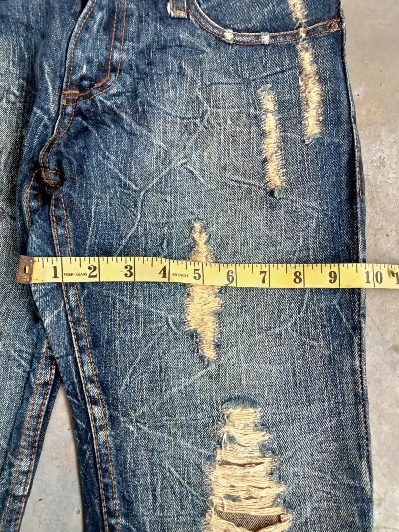 If Six Was Nine 💥FLARE💥K. U. I DISTRESSED DENIM Size US 32 / EU 48 - 5 Thumbnail