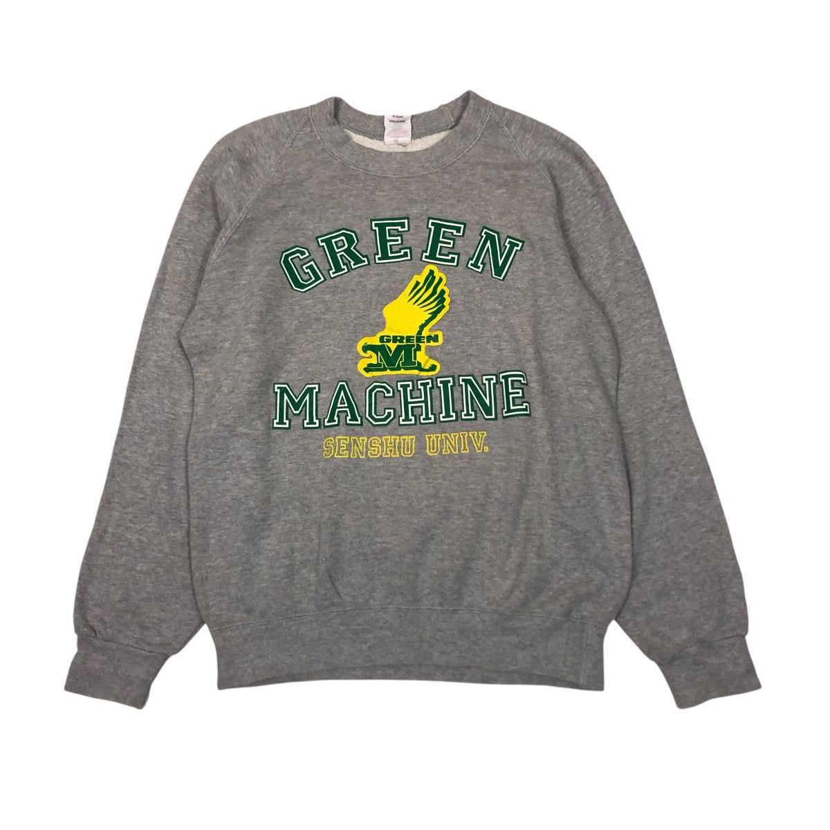 Japanese Brand 📌Green Machine Senshu University Vintage Sweatshirt Size US M / EU 48-50 / 2 - 1 Thumbnail