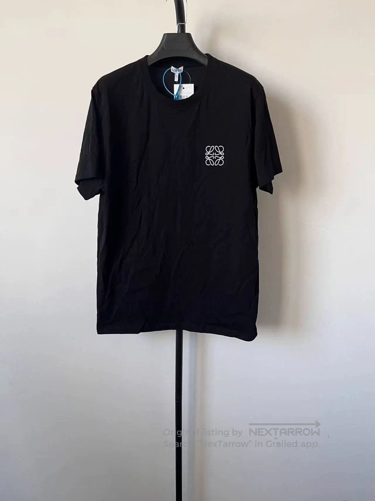 Loewe LOEWE Anagram Embroidered Cotton Short Sleeve T-Shirt. Size US M / EU 48-50 / 2 - 1 Thumbnail