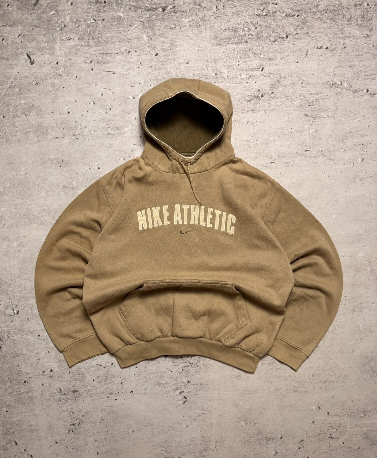 Nike × Vintage NIKE VINTAGE CENTER LOGO OVERSIZE BOXY HOODIE Size US M / EU 48-50 / 2 - 1 Thumbnail
