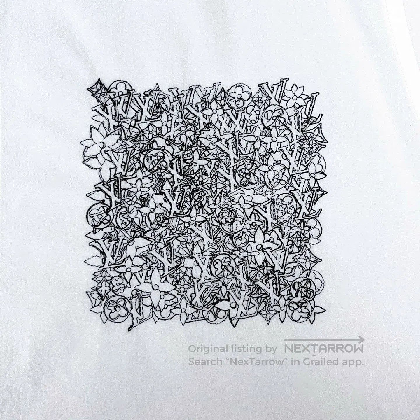 Louis Vuitton Louis Vuitton Embroidered Sketch Floral Shirt. Size US S / EU 44-46 / 1 - 4 Thumbnail