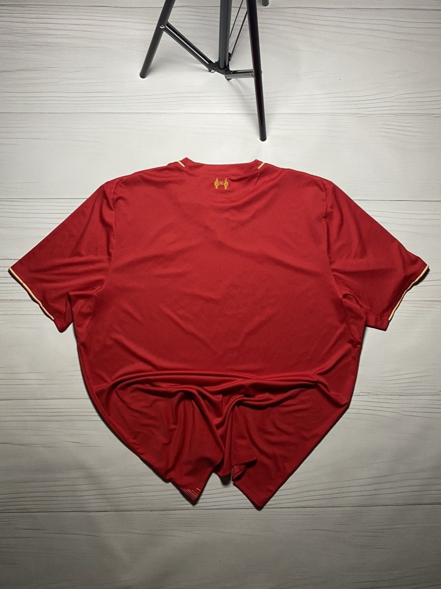 New Balance Liverpool 2015/16 Home Football Shirt Soccer Jersey Size US XXL / EU 58 / 5 - 2 Thumbnail