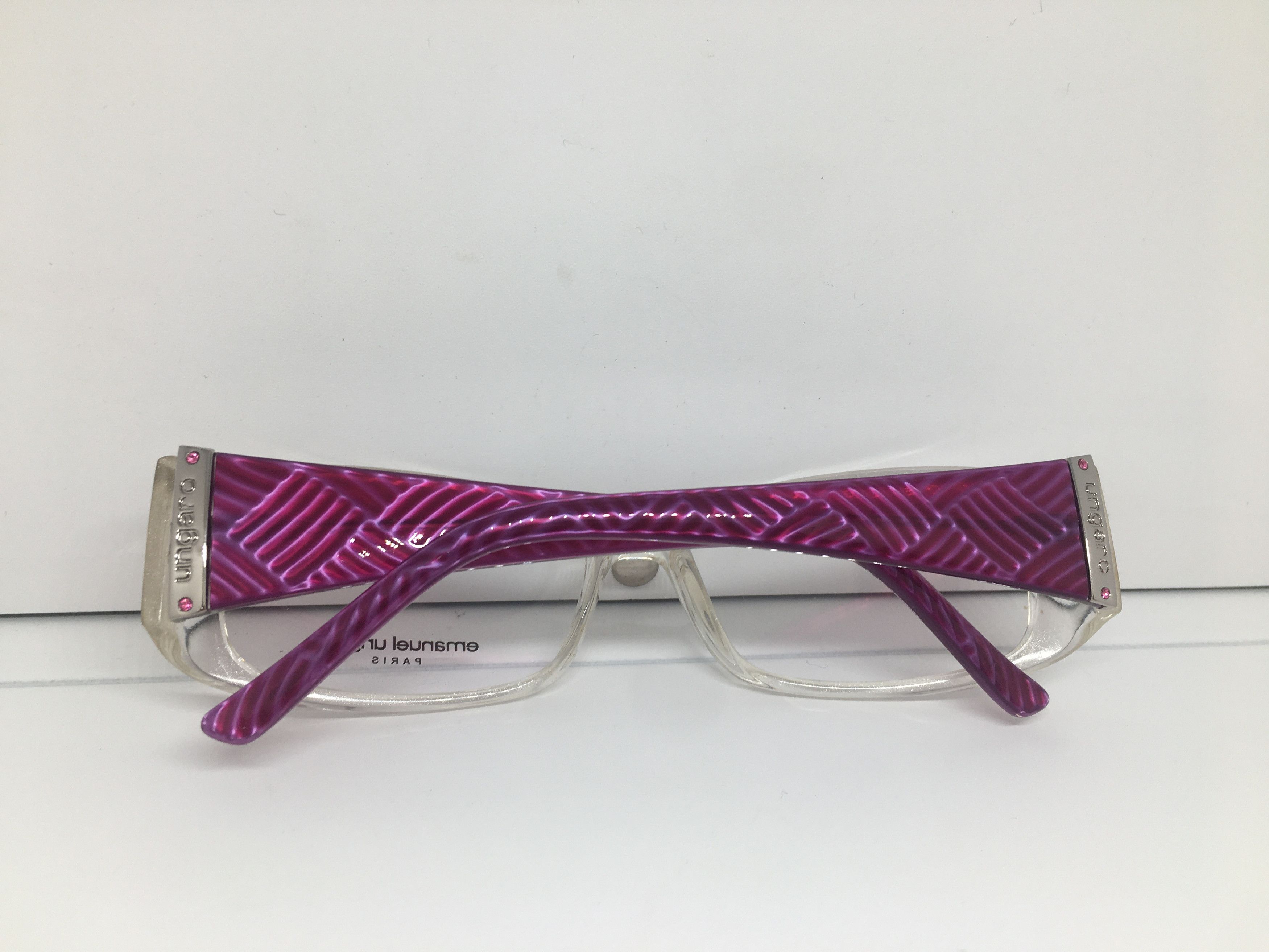 Other emanuel ungaro clear Rx Eyeglasses Frame Woman Size ONE SIZE - 8 Thumbnail