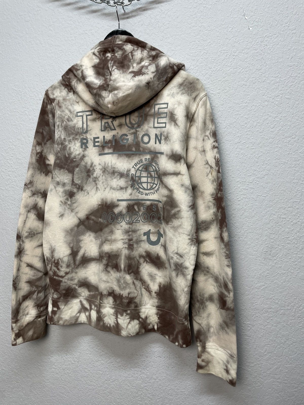 Japanese Brand Vintage Y2K True Religion Tye Dye Zip Hoodie Size US M / EU 48-50 / 2 - 11 Thumbnail