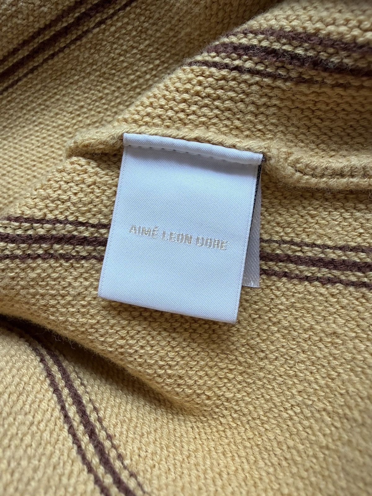 Aime Leon Dore aime leon dore yellow cardigan small Size US S / EU 44-46 / 1 - 7 Thumbnail