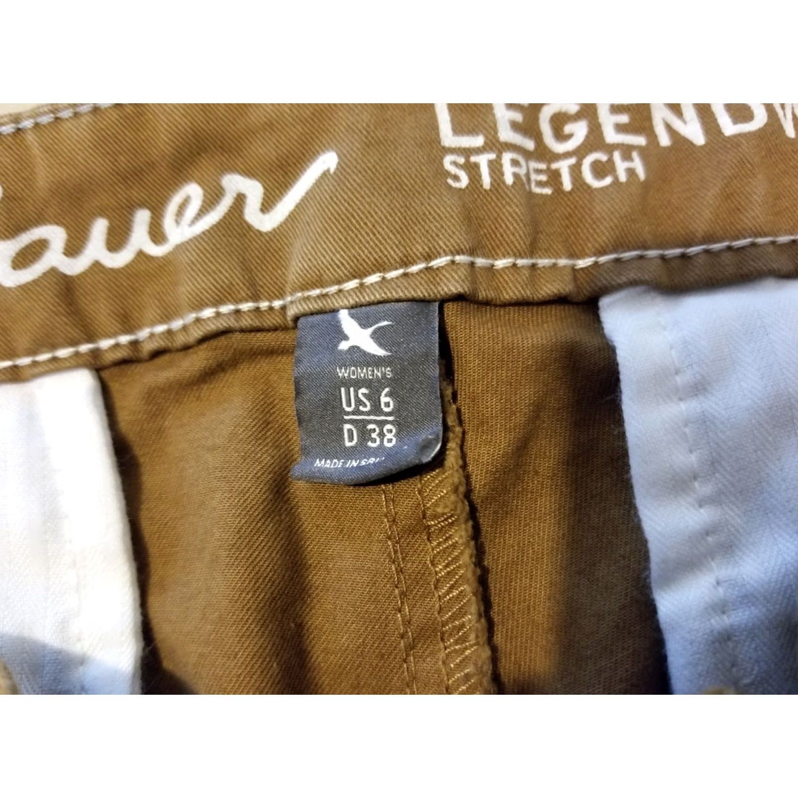 Eddie Bauer Eddie Bauer Pants Khaki Dress Slack Chino Trouser Womens 6 Beige Flat Front Button Casual Regular Size 28" / US 6 / IT 42 - 6 Thumbnail