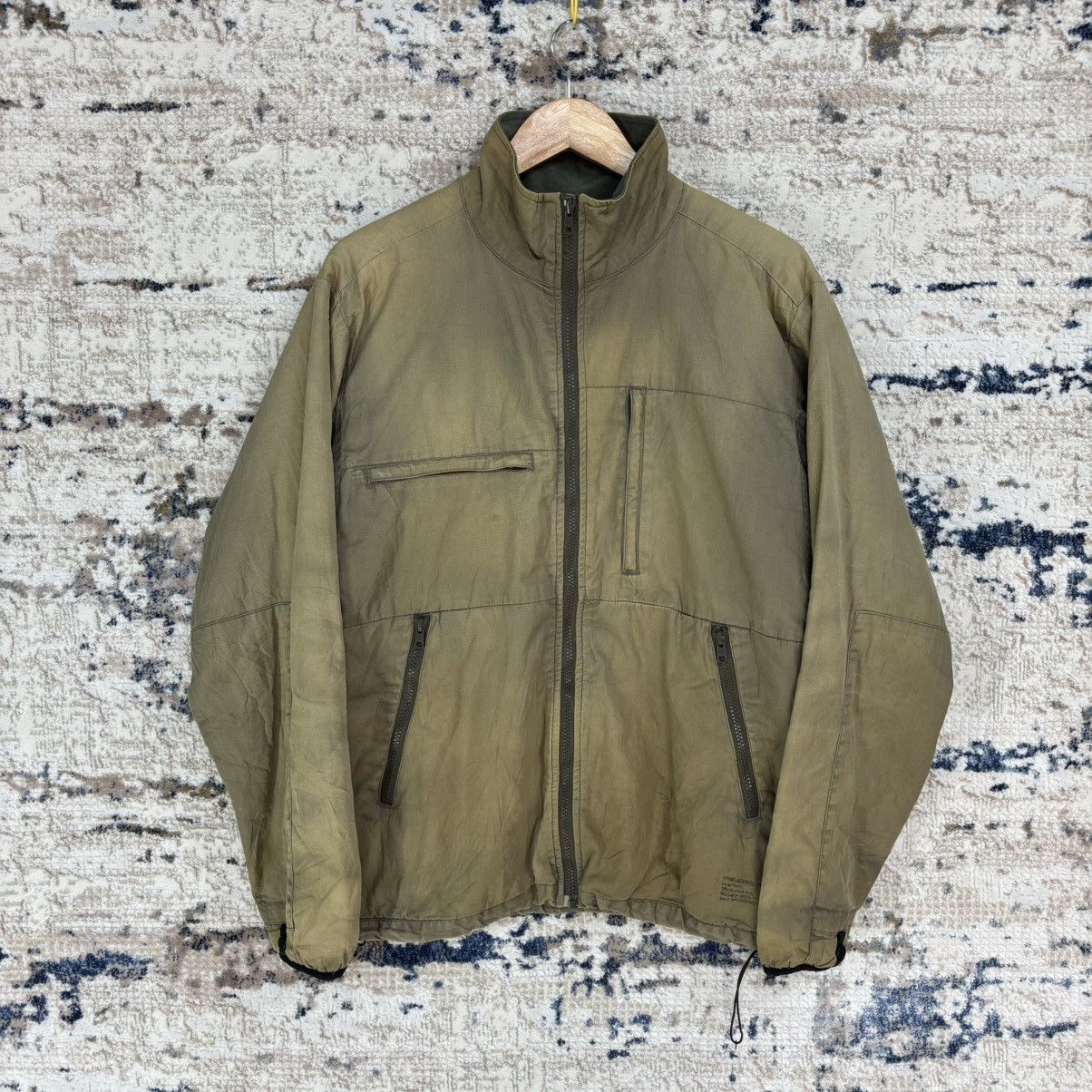 Stussy × Vintage Distressed Stussy Outer Gear Light Zipper Jacket Size US S / EU 44-46 / 1 - 1 Thumbnail