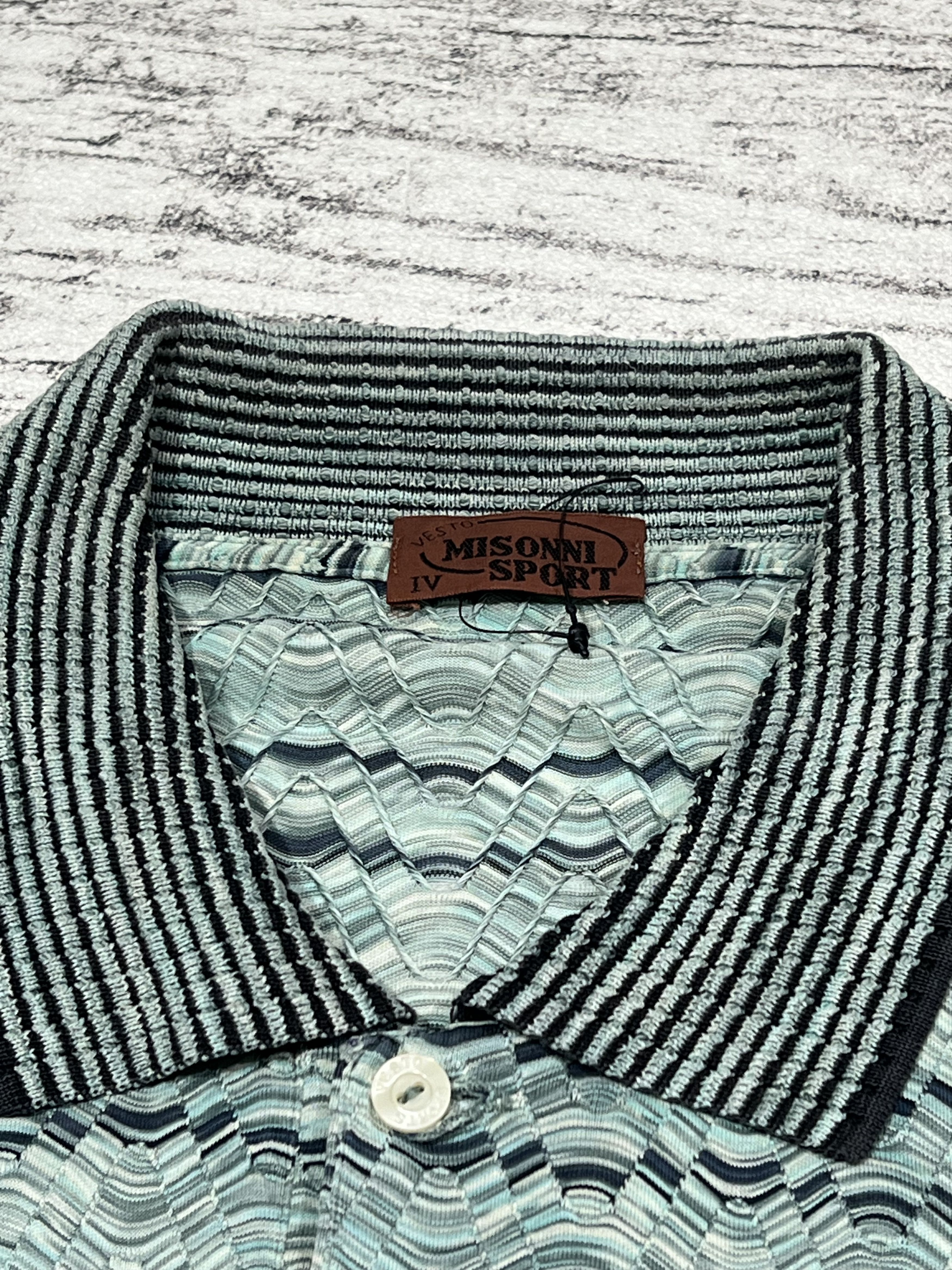 Missoni 2000s Missoni Sport Italy Pattern Polo Shirt Size US M / EU 48-50 / 2 - 4 Thumbnail