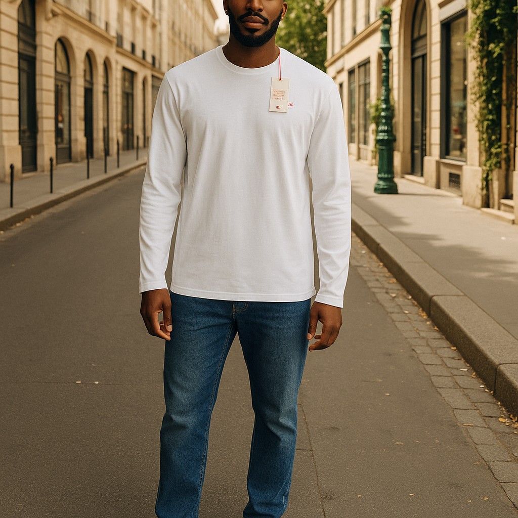Diesel T-JUBIND-LS-SLITS 2XL White Crew Neck Tricot 85119 Size US XXL / EU 58 / 5 - 1 Thumbnail