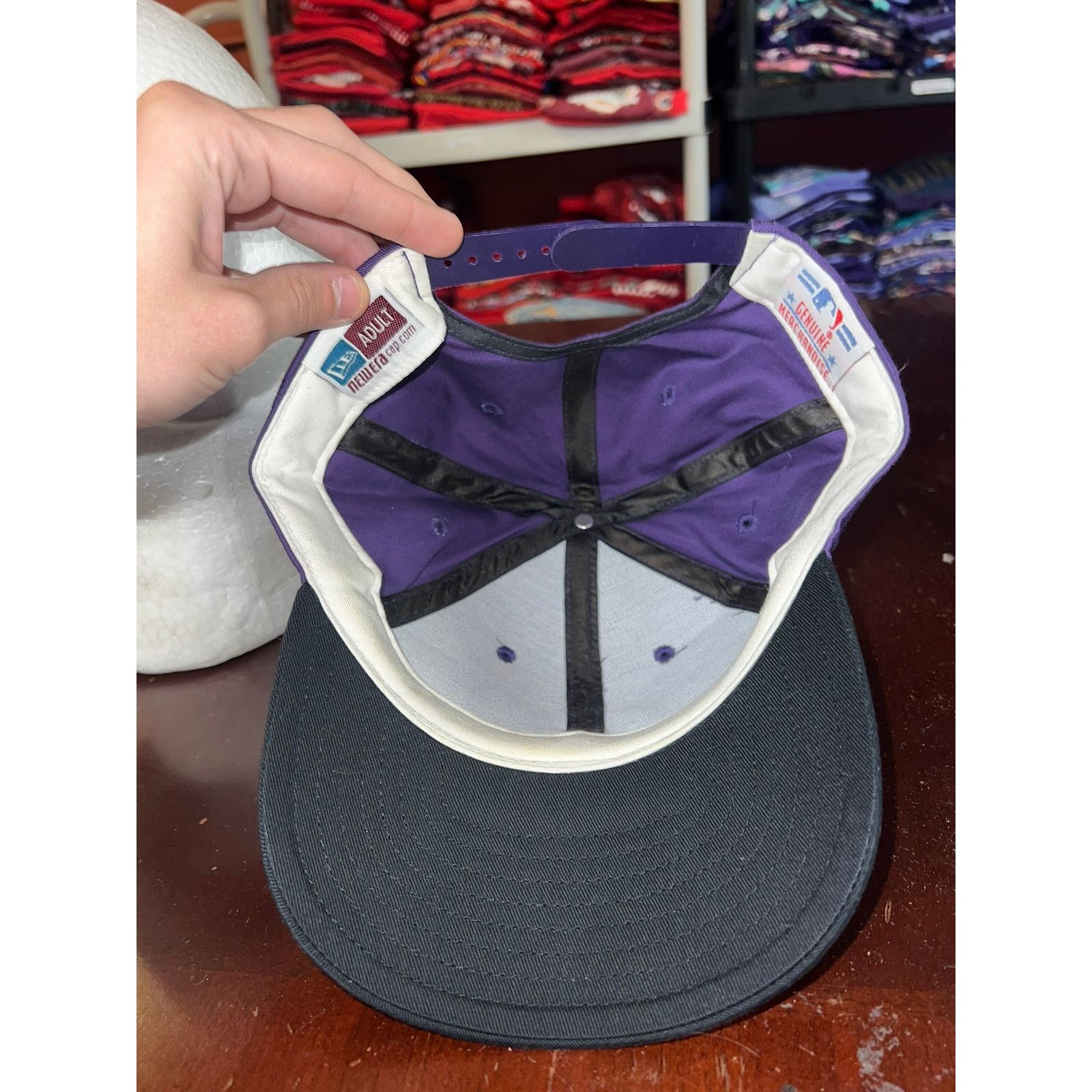 MLB Colorado Rockies New Era Hat Genuine MLB Cap Snapback VTG Size ONE SIZE - 6 Thumbnail