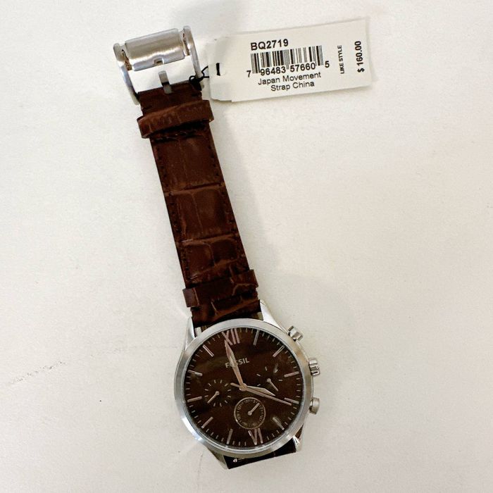 Fossil Fossil BQ2719 Fenmore Multifunction Brown Leather Watch | Grailed