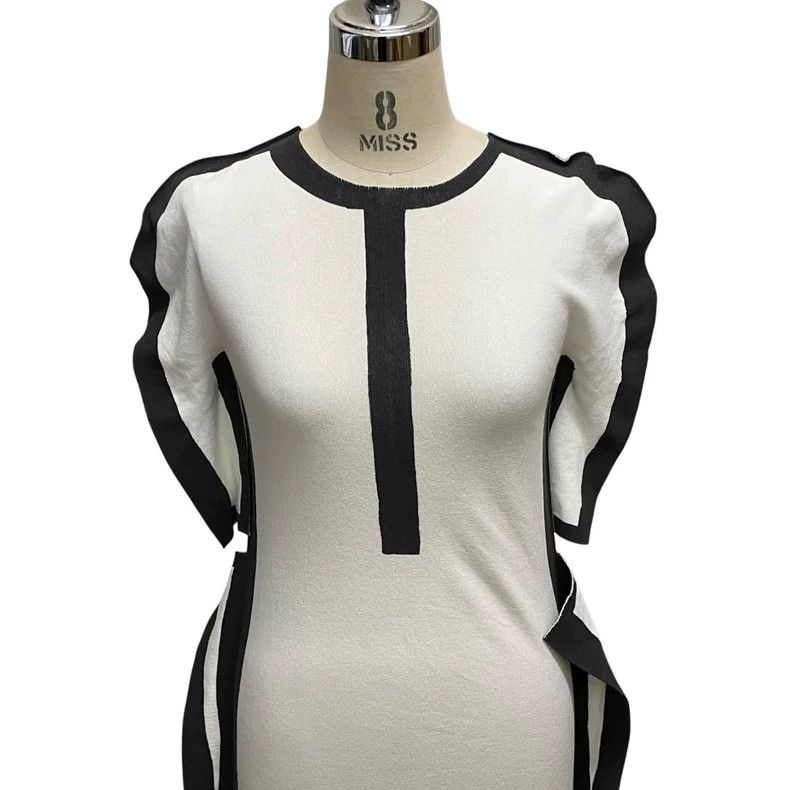 Issey Miyake Issey Miyake Line-block-color dress Size M / US 6-8 / IT 42-44 - 4 Thumbnail