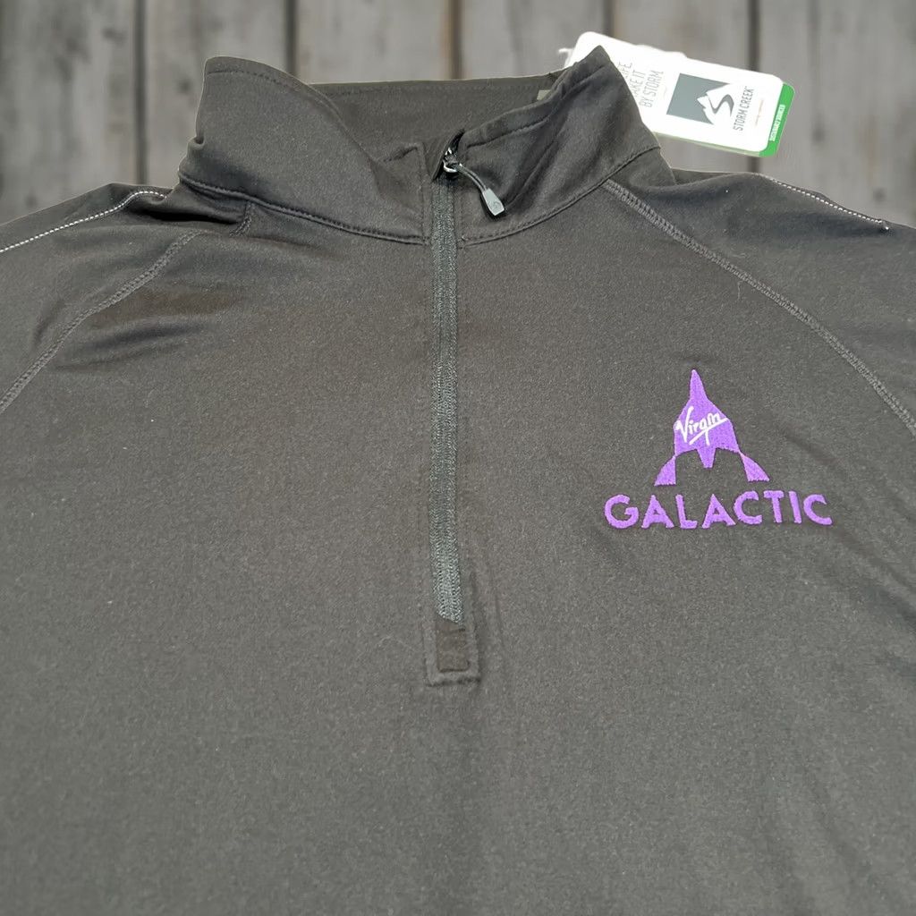 Doublet Virgin Galatic Long Sleeve Shirt Mens L Quarter Zip Double Sided Black NWT Size US L / EU 52-54 / 3 - 1 Thumbnail