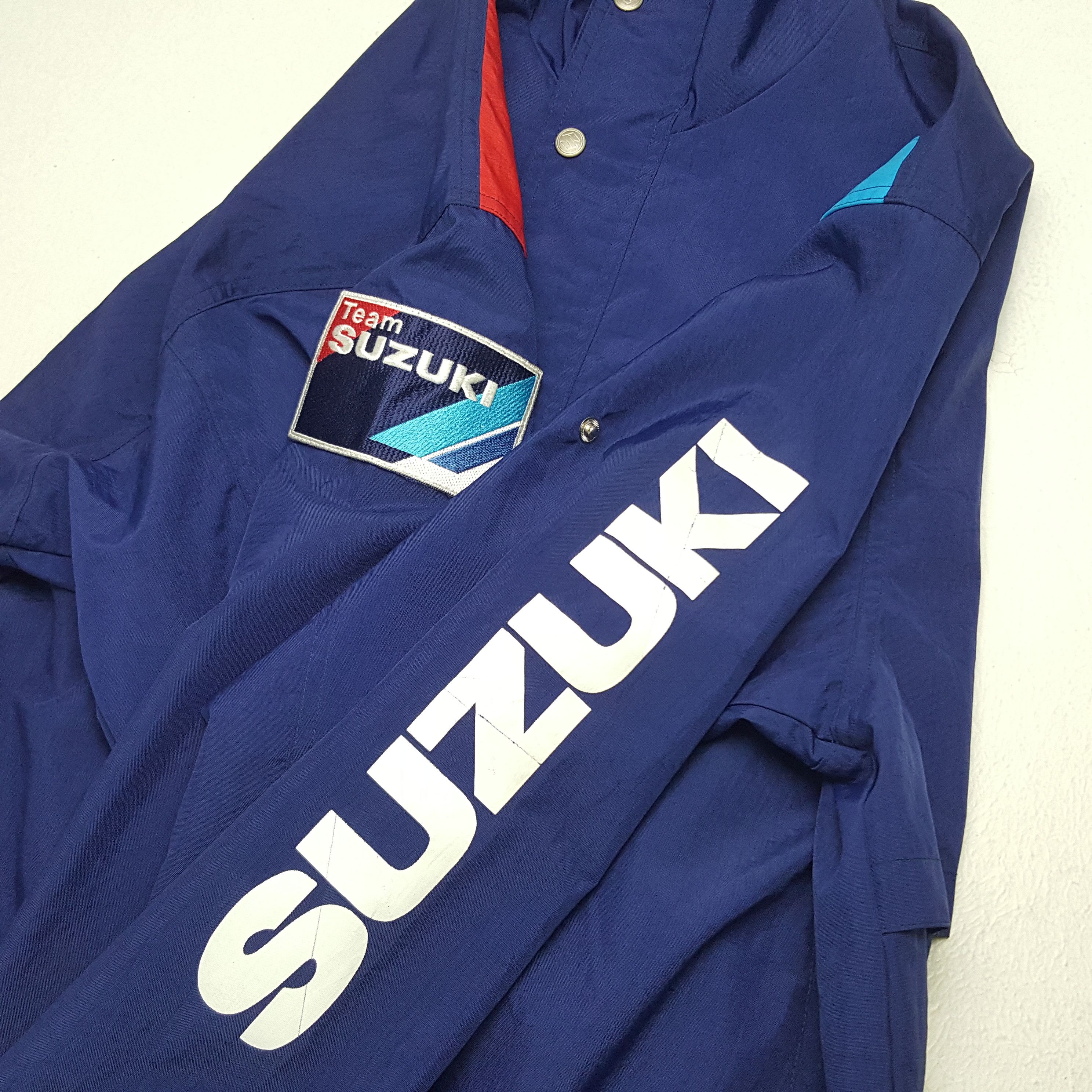 Japanese Brand × Vintage Vintage Team Suzuki Japanese Motorsports Jacket Size US XL / EU 56 / 4 - 9 Thumbnail