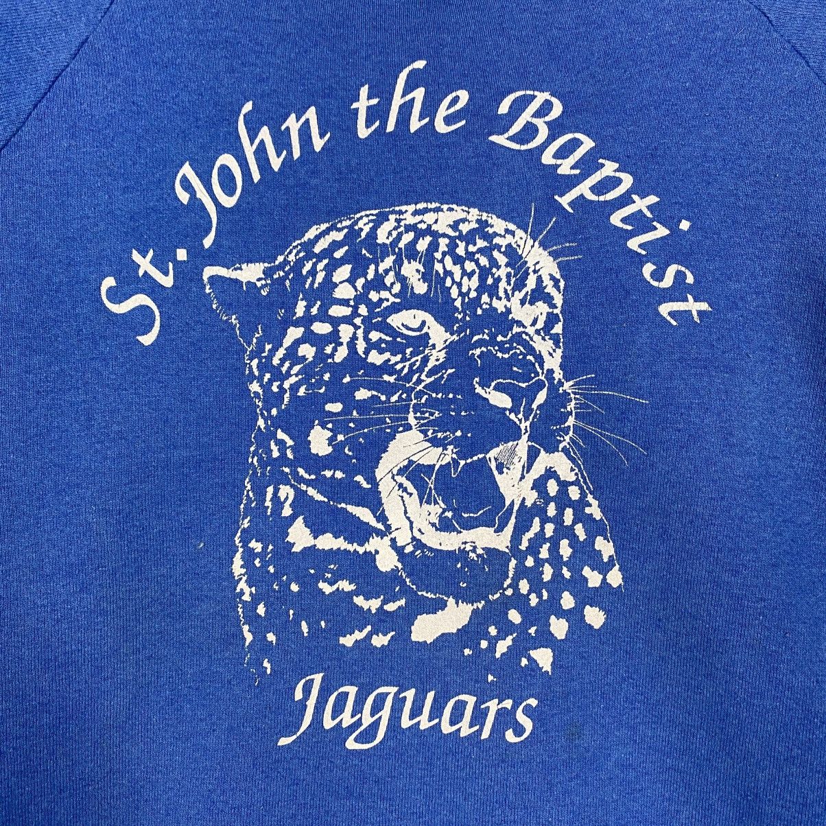 Vintage Vintage Sweatshirt St John The Baptist Jaguars Big Logo Size US S / EU 44-46 / 1 - 13 Thumbnail
