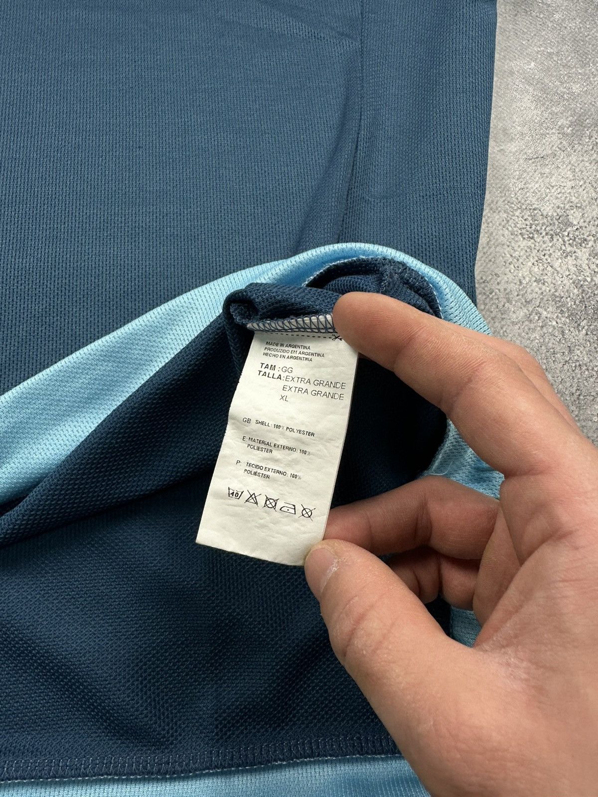 Adidas Vintage Adidas Argentina Blue Football Soccer Jersey 2016 Size US XL / EU 56 / 4 - 7 Thumbnail