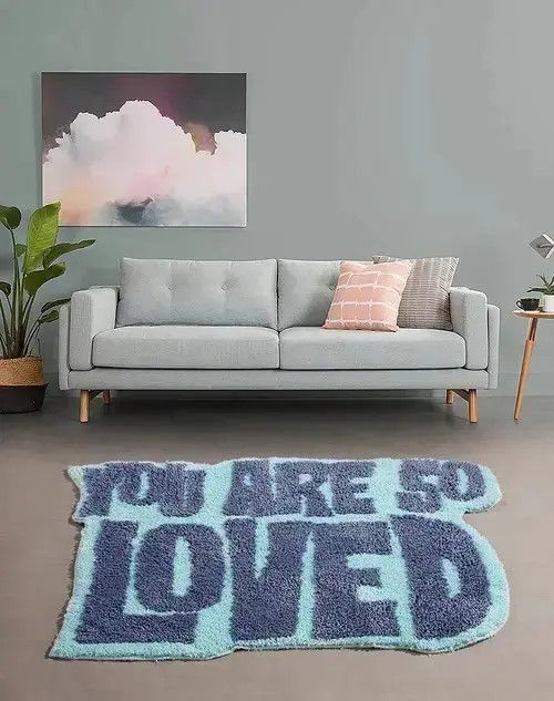 Designer You Are So Loved Mat Home Size ONE SIZE - 4 Thumbnail